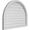 Ekena Millwork Round Top Surface Mount PVC Gable Vent: Functional, w/ 2"W x 1-1/2"P Brickmould Frame, 36"W x 28"H GVPRT36X2802SF - alternate 3